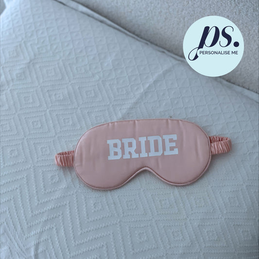 Silk Eye Mask (Bride)